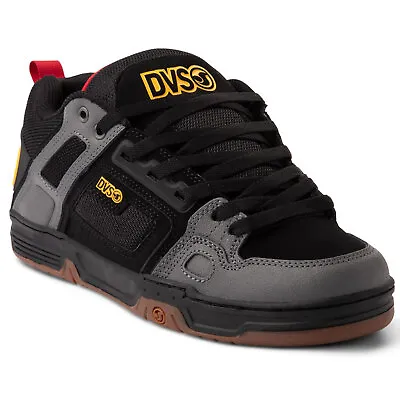 DVS Men's Comanche Black Charc Gum Nubuck Low Top Sneaker Shoes Clothing Appa • $168.52