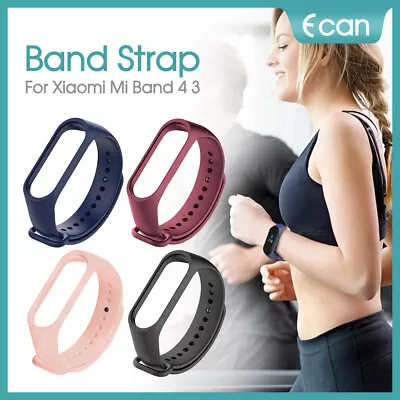 Silicone Wrist Strap Replacement Watchband Smart Bracelet For Xiaomi Mi Band 4 3 • $4.99