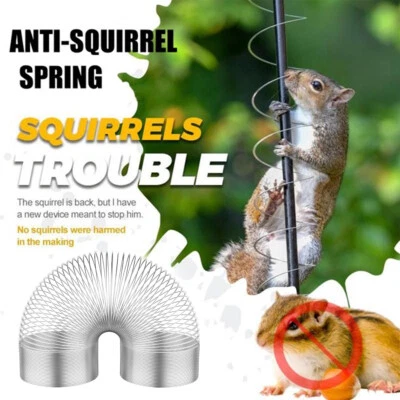 £6.19 • Buy Squirrel-Proof Spring Device Metal Squirrel-Proof Spring Squirrel Barrier.