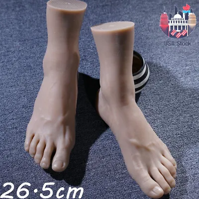 US Stock Men Legs Feet One Foot Lifelike Silicone Mannequin Display Model • $46.80