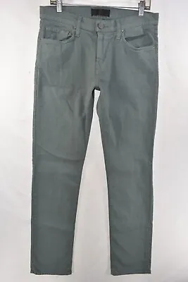 J Brand Kane Slim Straight Green Gray Pants Jeans Size 31 (Meas. 32x34.5) • $29.99