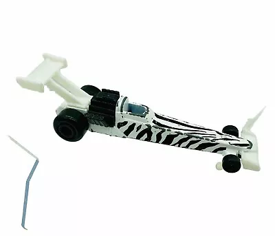 1993 HOT WHEELS Dragster Zebra Stripe McDonalds Happy Meal Toy Diecast • $3.50