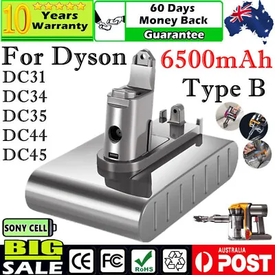 6500mAh Battery For Dyson Type B DC31 DC34 DC44 DC45 DC35 Animal 917083 Vacuum • $36.99