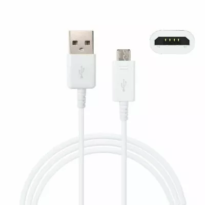 USB To Micro USB Cable Charger Lead For Android Samsung Galaxy Kindle 2m Long • £2.02