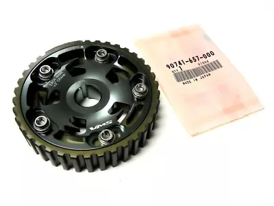 Adjustable Racing Cam Gear & Key Vms For 88-00 Honda Civic D15 D16 Sohc Gunmetal • $69.95