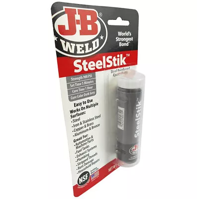 JB Weld Automotive SteelStik Steel Reinforced Epoxy Putty Stick J-B Weld #8267 • $24.95