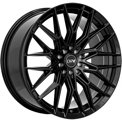 DRW D21 17x7.5 4x108/4x4.5  +38mm Gloss Black Wheel Rim 17  Inch • $147.99