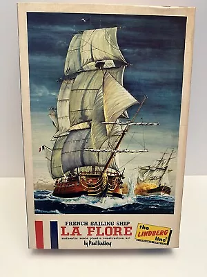 Rare 1965 Lindberg French Sailing Ship La Flore Kit # 817:298 Open Box • $30