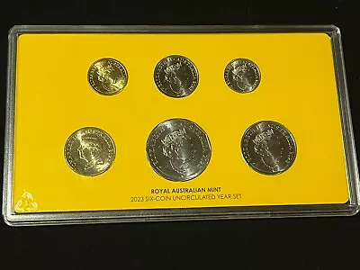 2023 Australian Coins Year Set Mob Of Roos 2023 $1 King Charles + 2021 Donation • $75