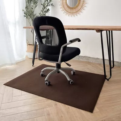 No Slip Office Home Chair Desk Mat Floor Computer Carpet Protector Anti Slip • $20.88