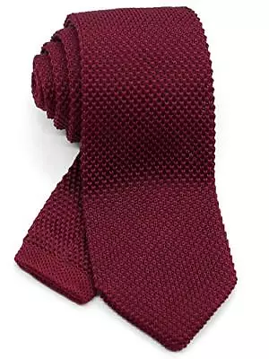  Men's Pointed Knit Tie Necktie Width 2.75 Inches Washable Solid Color  • $13.55