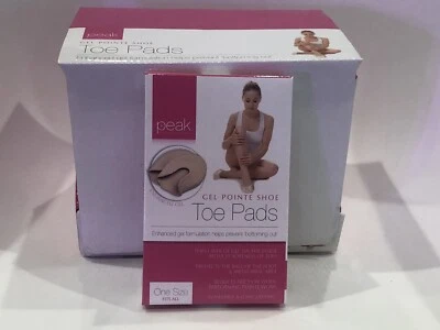 $8.99 • Buy Peak Enhanced Gel Pointe One-Size-Fits-All Toe Pads (1 Pair)