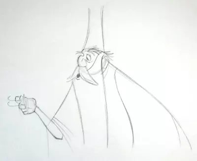 MERLIN Magic 1967 SWORD IN THE STONE Walt Disney ORIGINAL PRODUCTION Cel DRAWING • $241.50