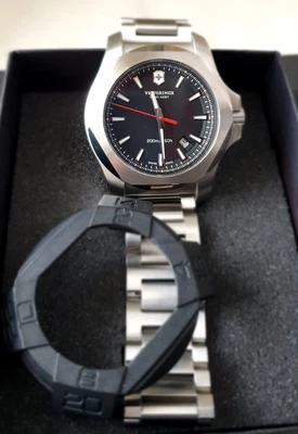 £250 • Buy Victorinox INOX 241723 Quartz Swiss Army 200m Rugged Watch - Boxed