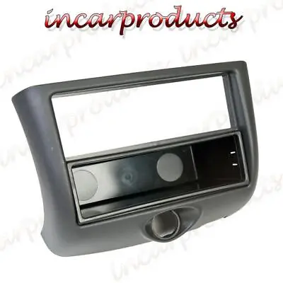 Single DIN Black Facia Fascia For Toyota Yaris Car CD Stereo Radio Adaptor • £16.21
