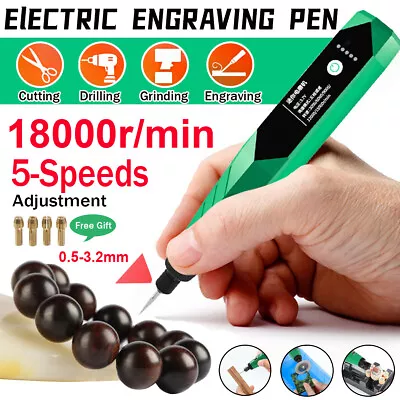Electric Micro Engraver Pen Engraving Tool Kit Mini DIY Metal Glass Ceramic Wood • $23.75
