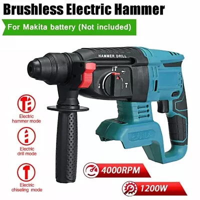 18V For Makita Brushless Hammer SDS+ Rotary Drill Body Only DHR242Z Cordless • £35.99