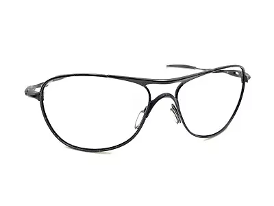 Oakley Crosshair OO4060-03 Matte Black Wrap Aviator Sunglasses Frames 61-15 127 • $134.99