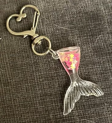 Handmade Glitter Glow In The Dark Mermaid Tail Keychain - You Choose • $8