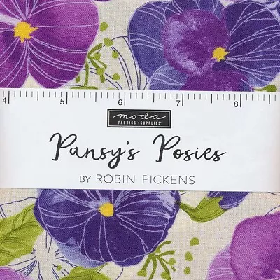 Pansy's Posies Charm Pack Robin Pickens (42) 5 Inch Squares Moda Fabrics • $11.95