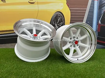 15 Inch 4X100 WATANABE JR19 Style 9J + 10.5J Wheels For Miata MX-5 JDM Rims W • $1076.14