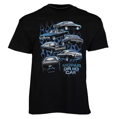 Mopar Or No Car Classic Auto Graphic Cotton T-Shirt Black Official Licensed • $20.95