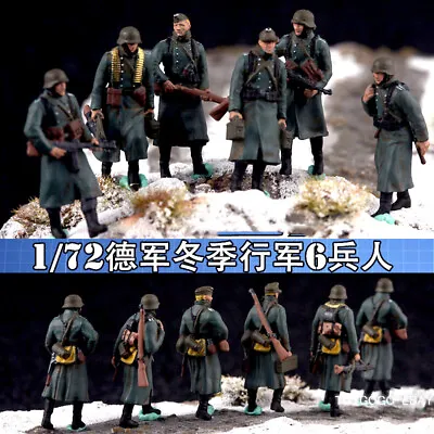 1/72 TANK 1:72 WW2 Germany SoldiersPatrol Team Military Toy TotalWar Diorama • $12.99