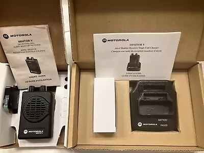 NEW MOTOROLA MINITOR V (5) VHF HIGH BAND PAGER 151-159 MHz NON-STORED VOICE 2-CH • $295