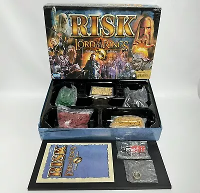 RISK Lord Of The Rings Trilogy Edition NEW Open Box All Parts/Cards Sealed 2003 • $48.88