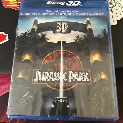 Jurassic Park 3D Blu-ray 3-Disc Set • $9.75