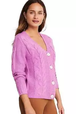 Capture - Womens Jumper - Regular Winter Cardigan Cardi - Purple Sweater - Cable • $14.65