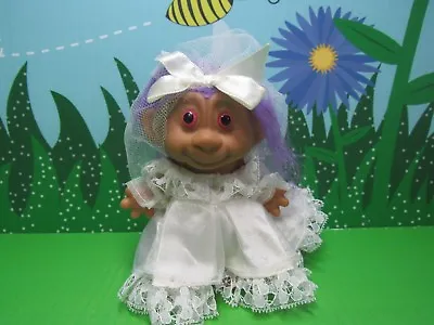 VINTAGE MONKEY FACE BRIDE - 4  Unmarked Troll - NEW - Very Rare • $34.95