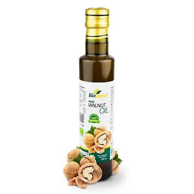 Biopurus Certified Organic Cold Pressed Walnut Oil 250ml • £15.10