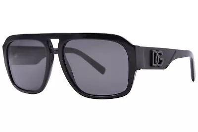 Dolce & Gabbana DG4403 501/87 Sunglasses Men's Black/Dark Grey 58mm • $179.95