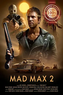 Mad Max 2 1981 V2 Art Classic Original Official Movie Print Premium Poster • £74.35