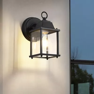 Traditional Outdoor Garden Wall Light Coach Lantern Sconce Lamp Outside Lighting • £16.94