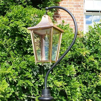 73cm Copper Victorian Swan Neck Replacement Lamp Post Top - Ex-Display Lantern • £155