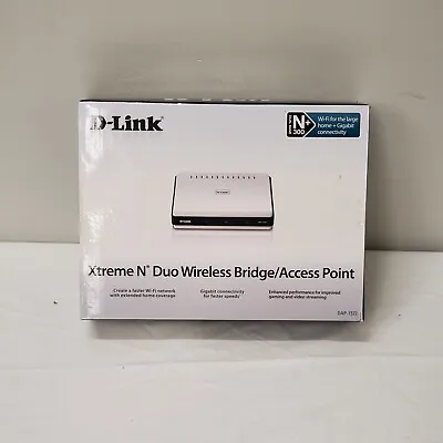 D-Link Extreme N Duo Wireless Bridge/Access Point Model DAP-1522 + ADAPTER A6 • $10