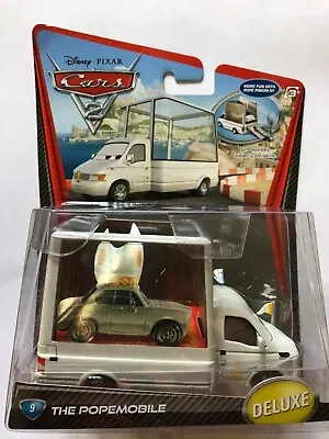 Cars 2 Deluxe The Popemobile Collector #9 Disney Pixar Cars • $42.99