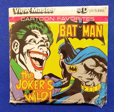 SEALED Gaf L31 Batman The Joker's Wild DC Comics View-master 3 Reels Packet • $39.99