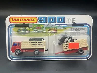 1978 Matchbox 900 TP 19 RED 71 CATLE TRUCK & TRAILER FREE SHIPPING Superfast • $69.99