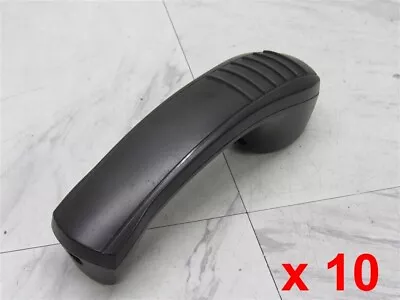 10 X Mitel Handset Ribbed 5312 5330e 5340e 5324 5340 5320 5360 5330 Black  • $29.99