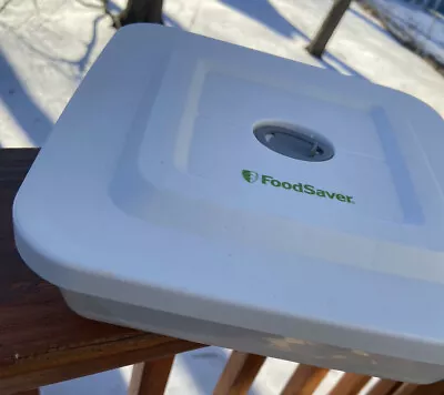 $17.95 • Buy Food Saver Square Vacuum Sealed Storage Container 131708 - Lunch Box 