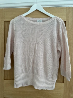 £8 • Buy Womens Monsoon Pale Pink 100% Linen Jumper, UK Size M