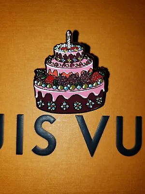 Louis Vuitton 2021 Pintrill 200 Anniversary Employee Birthday Cake Pin Brooch • $50
