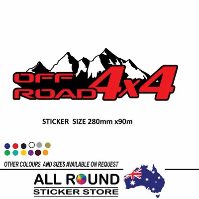 4x4 OFF ROAD 4WD Sticker Decal • $22