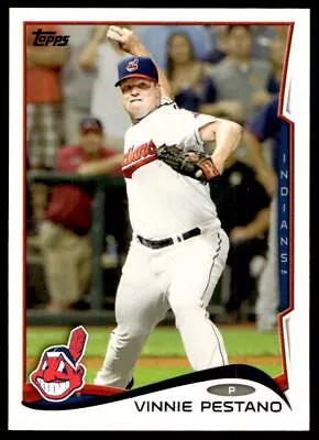 2014 Topps #458 Vinnie Pestano Cleveland Indians Baseball • $1.74