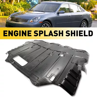 Black Front Engine Splash Shield For 2003-2007 Infiniti G35 3.5L 75892AL50A • $38.99