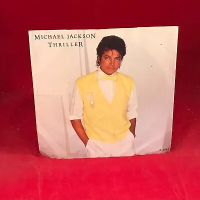 MICHAEL JACKSON Thriller 1983 Dutch 7  Vinyl Single Original 45 • $11.05
