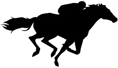 This Is A MINI Horse Racing Jockey Die Cut Vinyl Sticker Or Decal. • $1.72